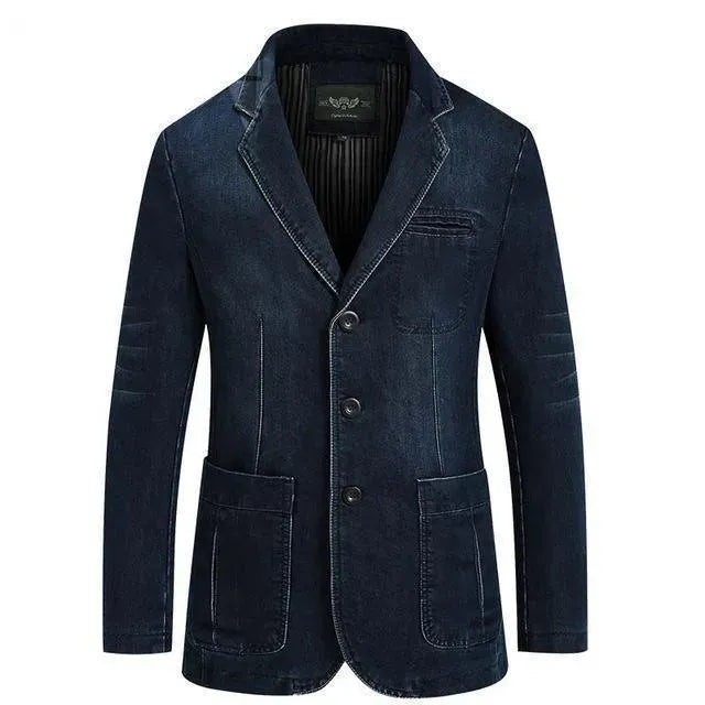 Heidi-Mode | Herren Blazer - Cowboy Denim Jeans Blazer