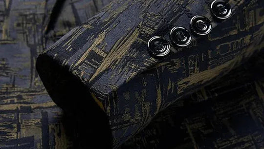 Heidi-Mode | Herren Blazer - Geometrischer Blazer