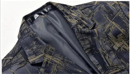Heidi-Mode | Herren Blazer - Geometrischer Blazer