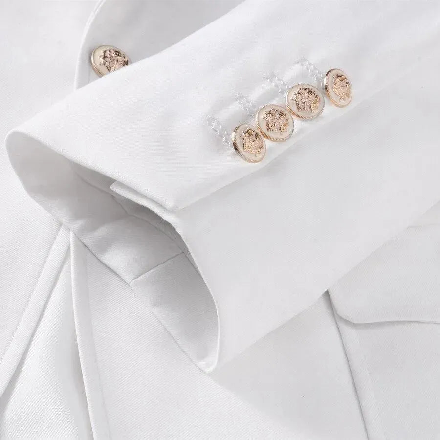 Heidi-Mode | Herren Blazer - Mehrtaschen Weißer Blazer