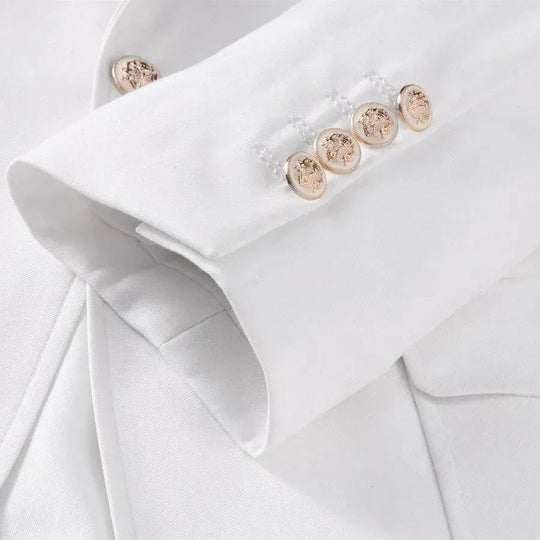 Heidi-Mode | Herren Blazer - Mehrtaschen Weißer Blazer