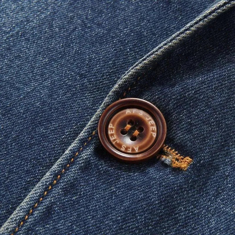 Heidi-Mode | Herren Blazer - Streetstyle Denim Blazer