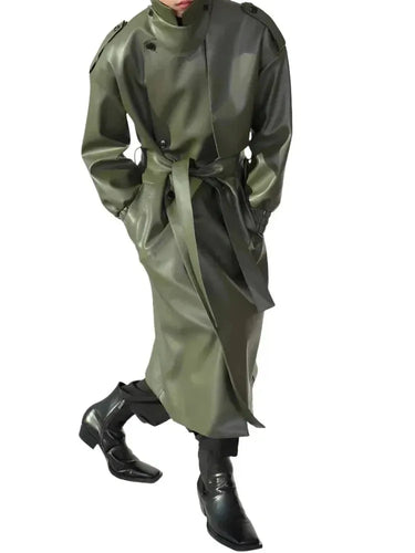 Heidi-Mode | Herren Freizeit Gürtel Leder Übermantel