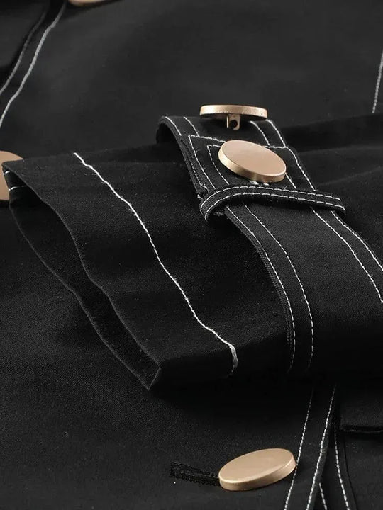 Heidi-Mode | Herren Lässiger Lockerer Doppelreihiger Trenchcoat