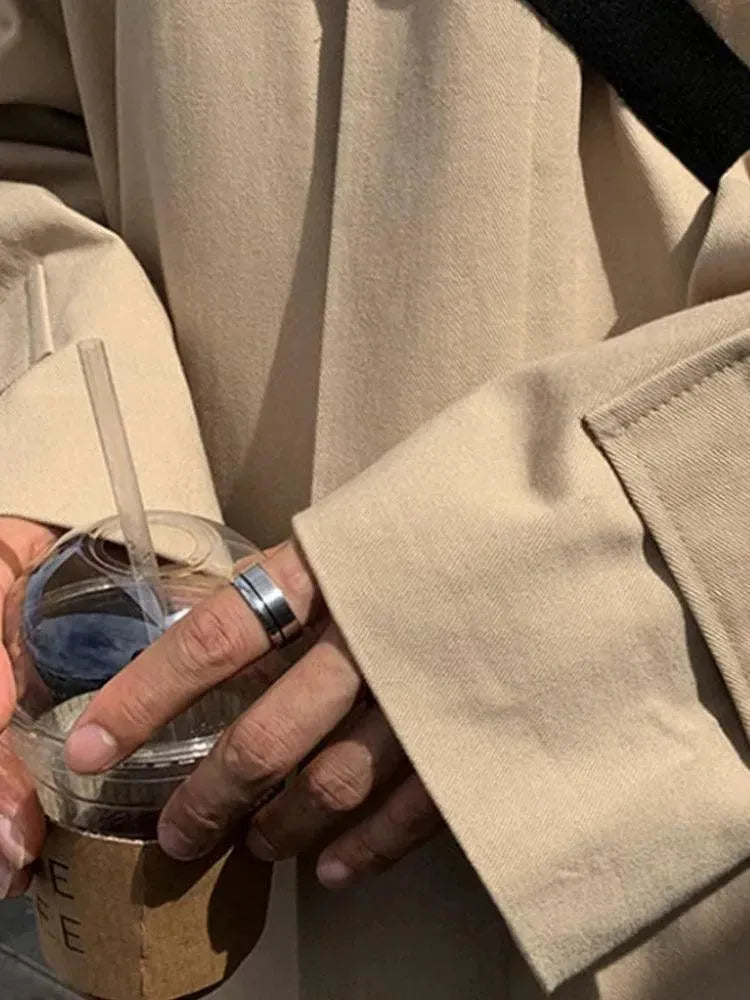 Heidi-Mode | Herren Lange Übergroße Steppjacke