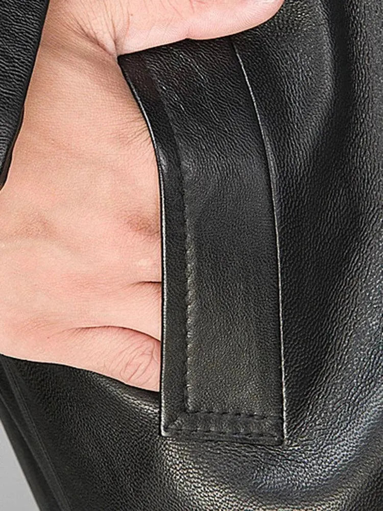 Heidi-Mode | Herren Luxus Lederübermantel