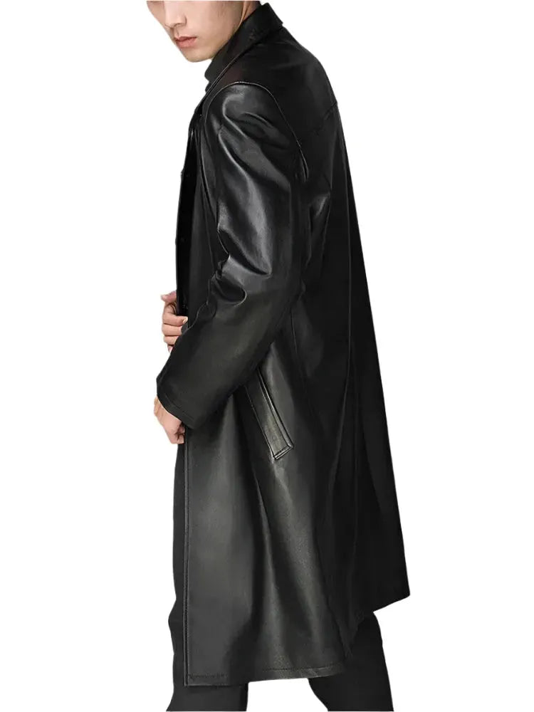 Heidi-Mode | Herren Luxus Lederübermantel