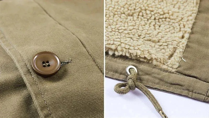 Heidi-Mode | Herren Safari-Jacke mit Eingrifftaschen