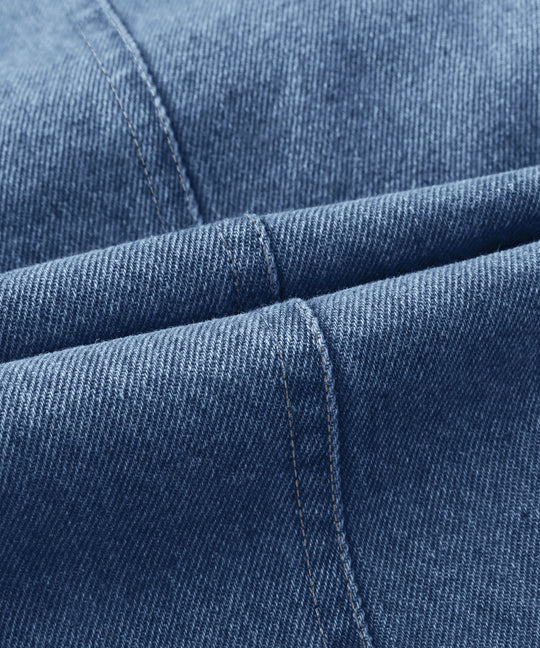 Heidi-Mode | Herren Denim Wandererjacke - Flanell gefüttert