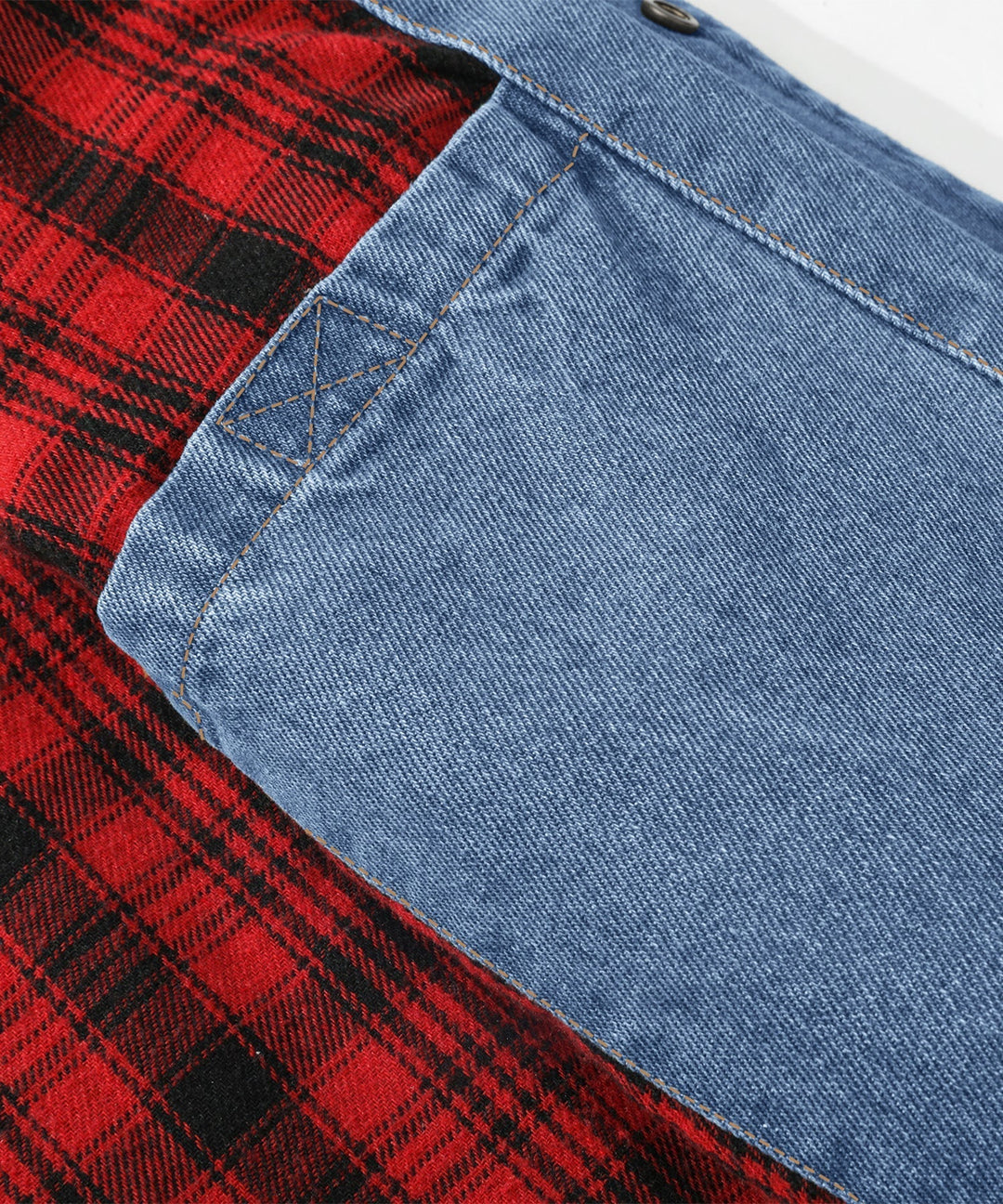 Heidi-Mode | Herren Denim Wandererjacke - Flanell gefüttert