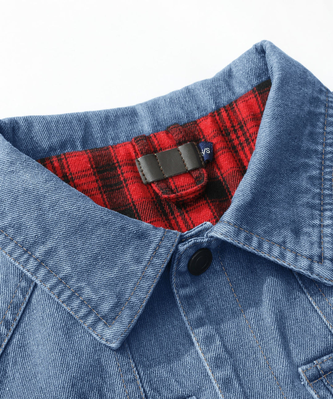 Heidi-Mode | Herren Denim Wandererjacke - Flanell gefüttert