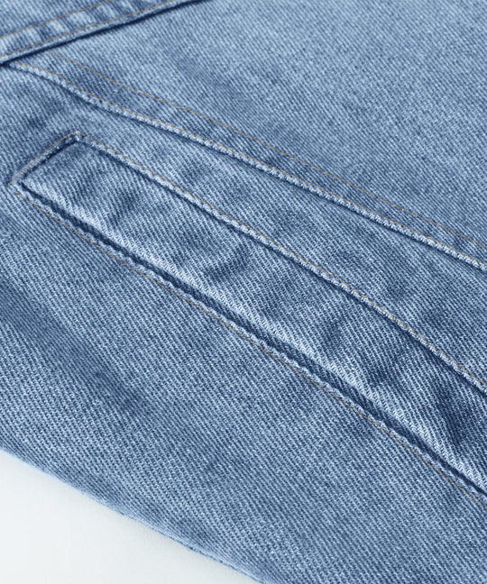 Heidi-Mode | Herren Denim Wandererjacke - Flanell gefüttert