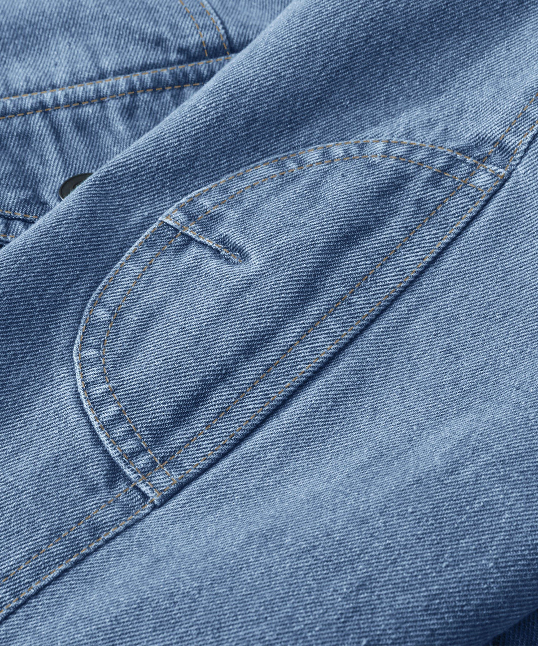 Heidi-Mode | Herren Denim Wandererjacke - Flanell gefüttert