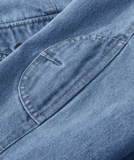 Heidi-Mode | Herren Denim Wandererjacke - Flanell gefüttert