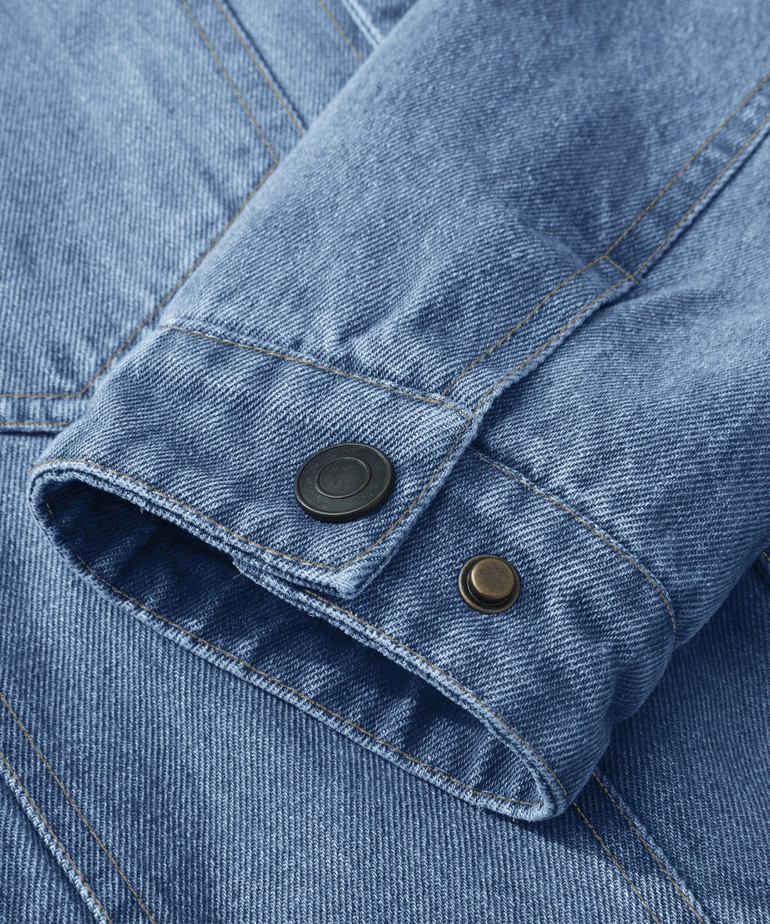 Heidi-Mode | Herren Denim Wandererjacke - Flanell gefüttert