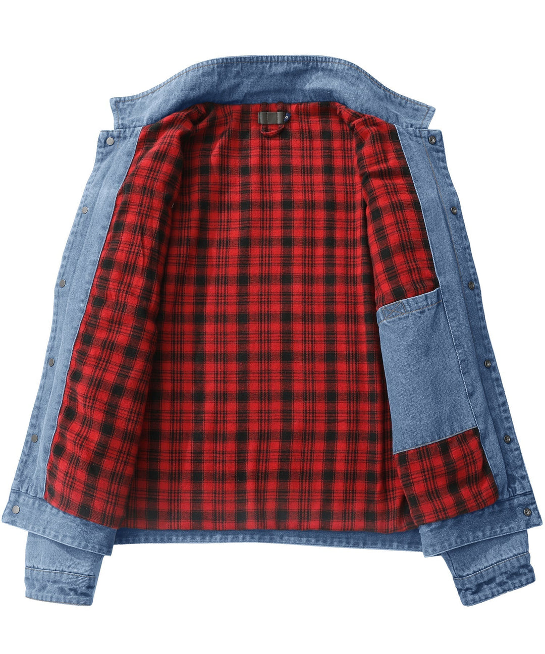 Heidi-Mode | Herren Denim Wandererjacke - Flanell gefüttert