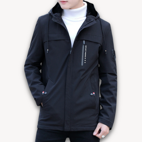 Heidi-Mode | Herren Wasserfeste Kapuzenjacke - Stilvolle & Langlebige Oberbekleidung