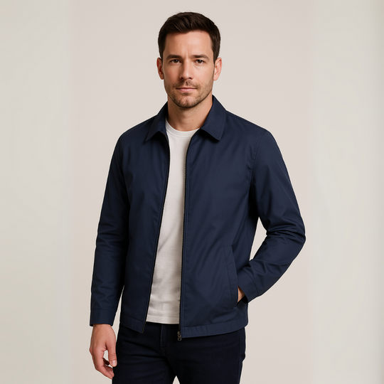Heidi-Mode | Herren Leichte Baumwolljacke mit kariertem Futter