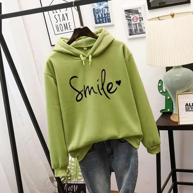 HeidiMode - Love Smile Pullover mit Kapuze