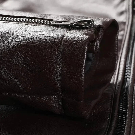 Heidi-Mode | Moderne Slim Fit Herren Lederjacke