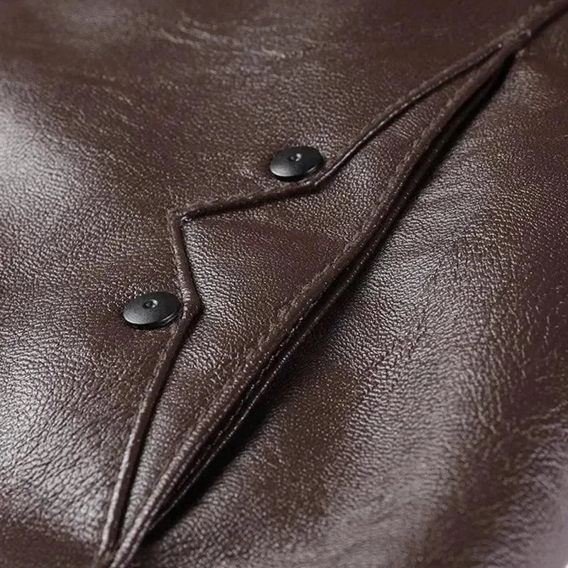 Heidi-Mode | Moderne Slim Fit Herren Lederjacke