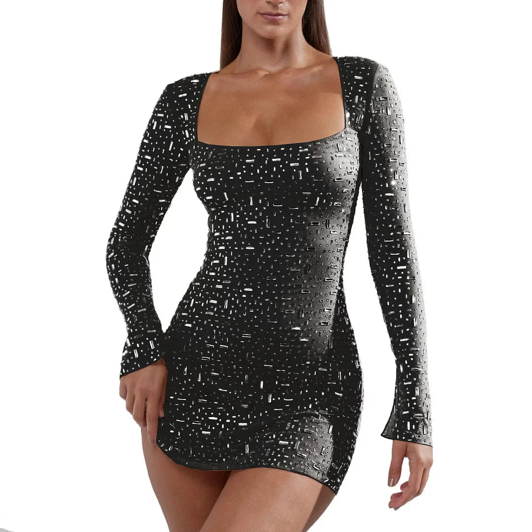 Heidi-Mode | Wunderschönes Pailletten Kleid für Frauen