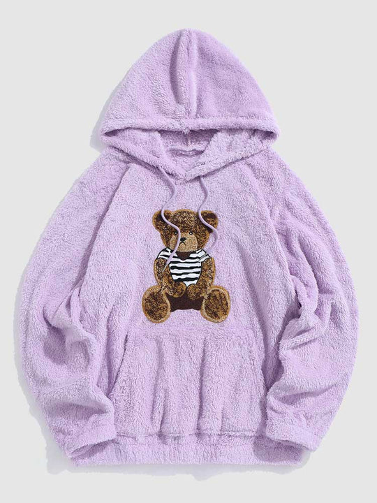 Heidi-Mode - Lässiger Winter Flauschiger Teddy Hoodie für Männer