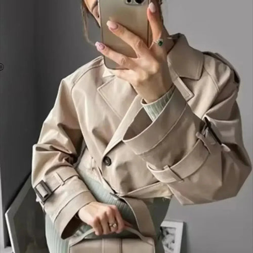 Heidi-Mode | Stylischer Damen Trenchcoat Kurz