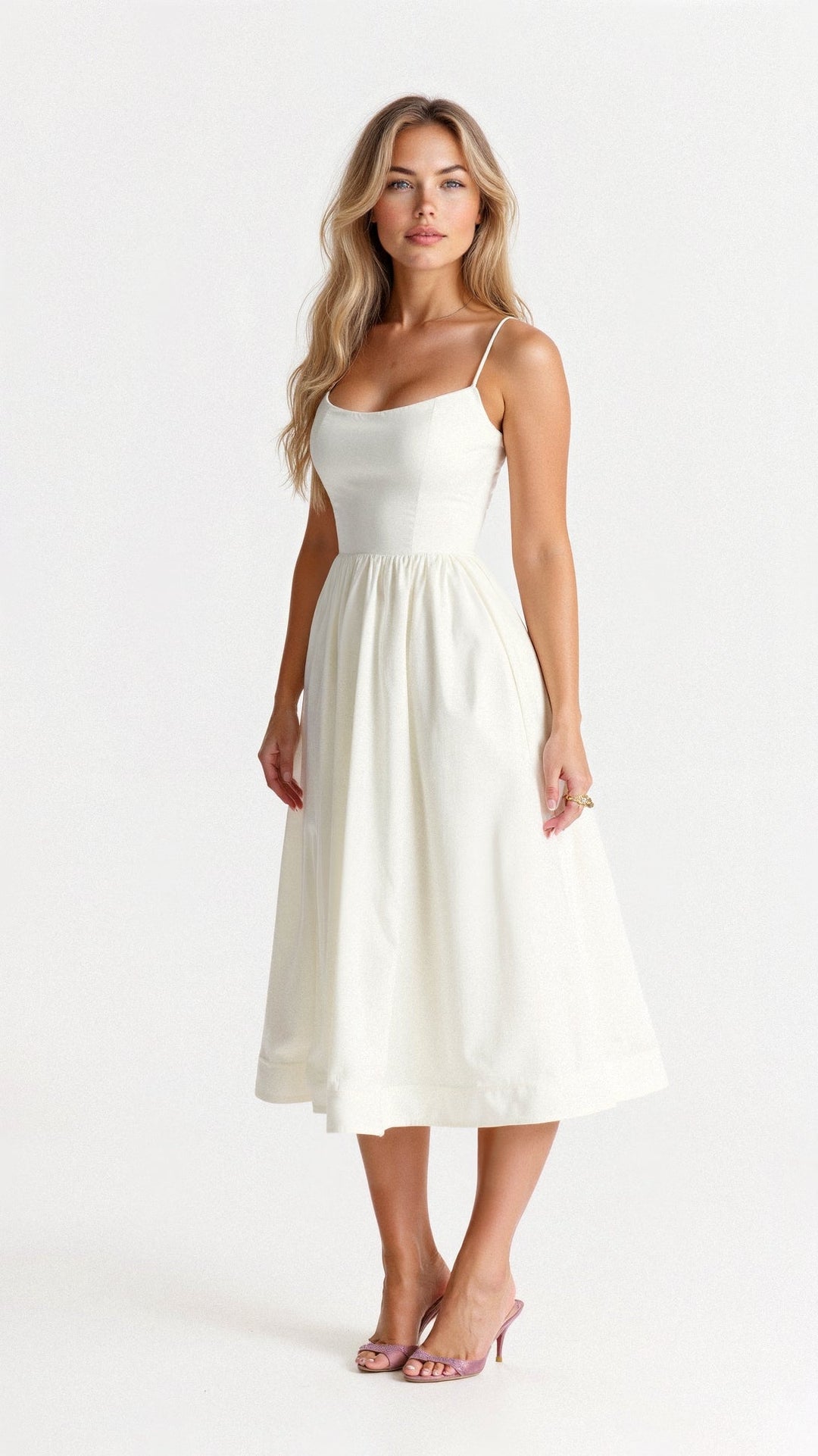 Heidi-Mode | Elegantes Ärmelloses Midikleid für Damen