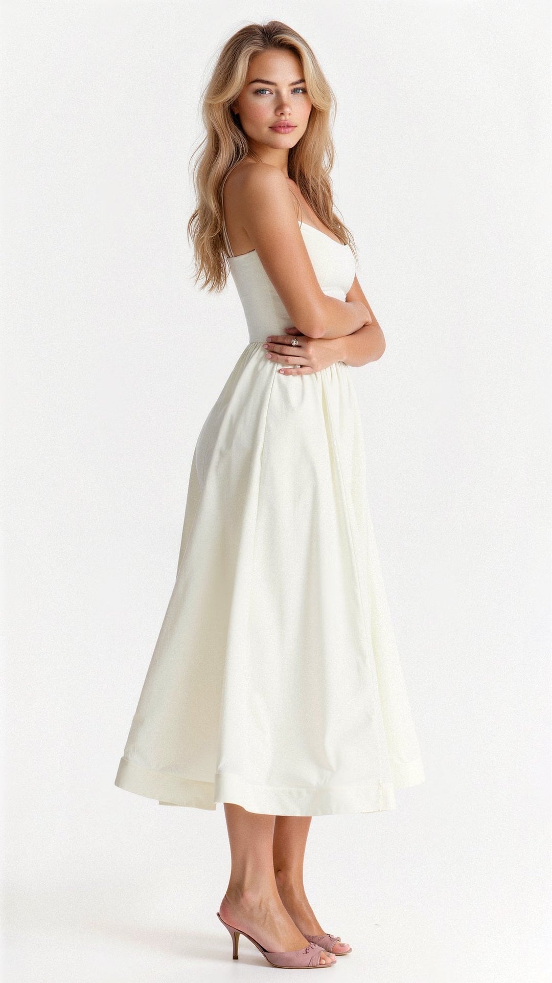 Heidi-Mode | Elegantes Ärmelloses Midikleid für Damen