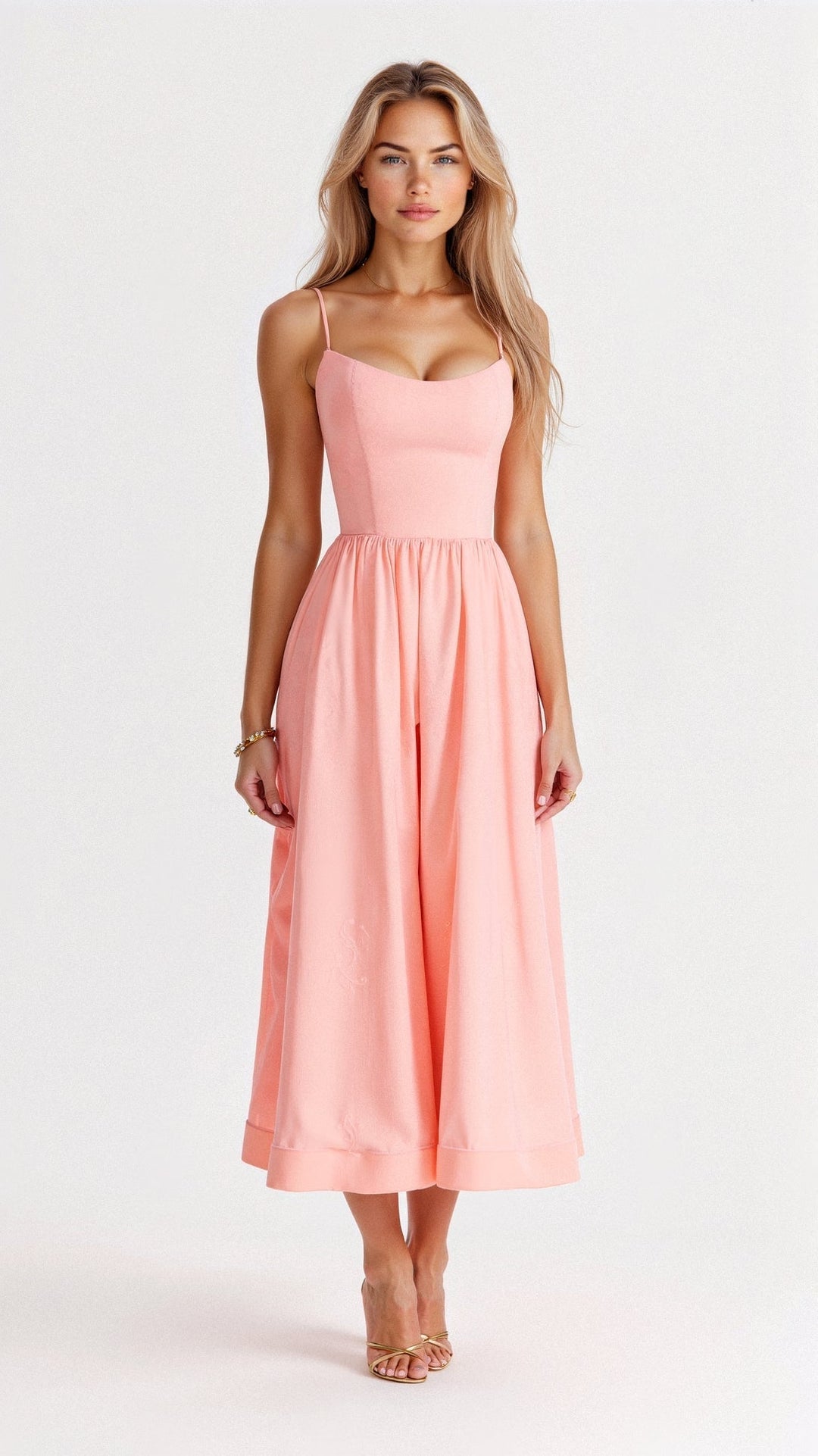Heidi-Mode | Elegantes Ärmelloses Midikleid für Damen