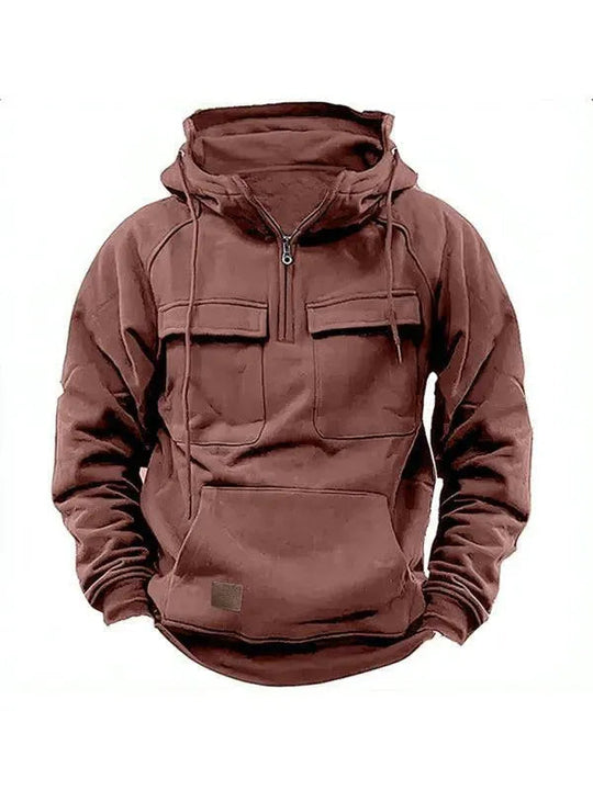 Heidi-Mode | Mehrfach-Taschen Kapuzen Herren Winterjacke