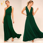 Damen Multiway Wickelkleid mit 50+ Tragevarianten & Elastischem Stoff | Heidi-Mode