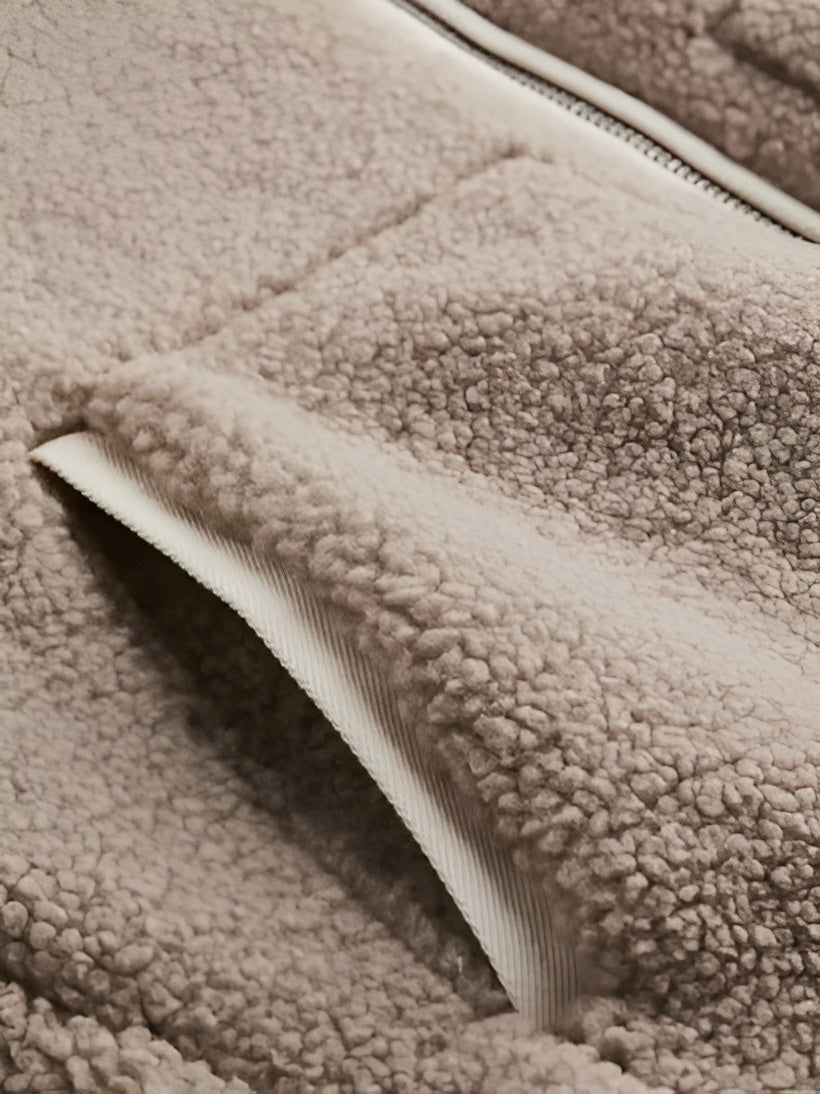 Heidi-Mode | Teddyjacke In Cremeweiß