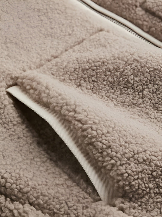 Heidi-Mode | Teddyjacke In Cremeweiß