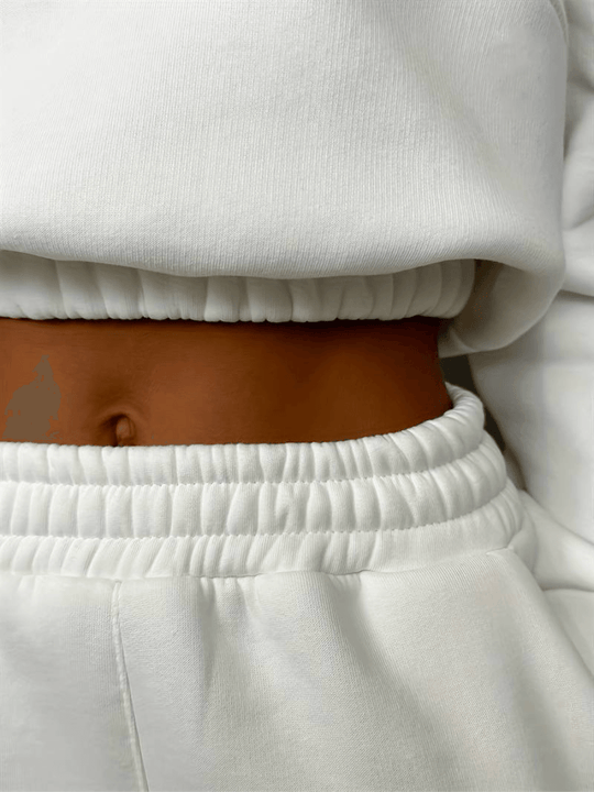 Heidi-Mode | Zip-Up Sweatshirt und Jogger Set für Frauen