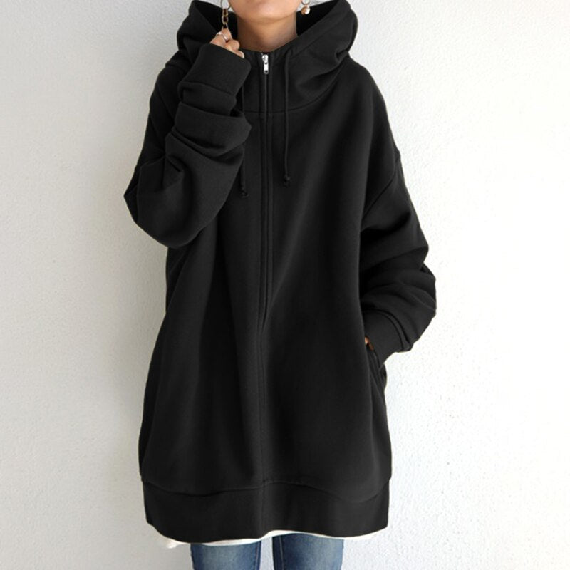 Heidi-Mode | Bequemer Oversize-Winterhoodie Cassandra