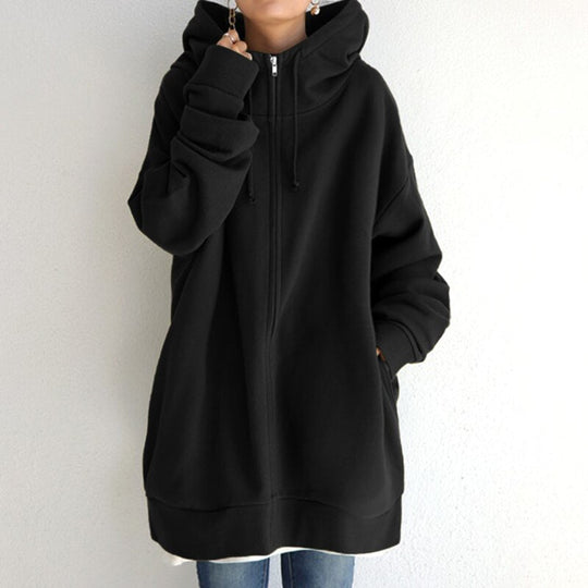 Heidi-Mode | Bequemer Oversize-Winterhoodie Cassandra