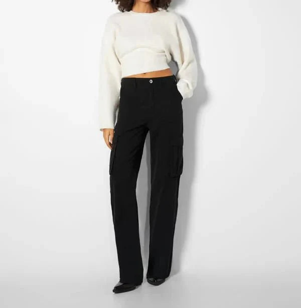 Heidi-Mode | Elegante Cargo-Hosen Im Straight Leg Schnitt
