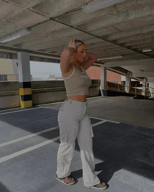 Heidi-Mode | Elegante Cargo-Hosen Im Straight Leg Schnitt