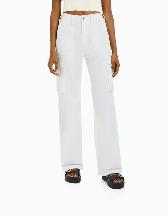 Heidi-Mode | Elegante Cargo-Hosen Im Straight Leg Schnitt