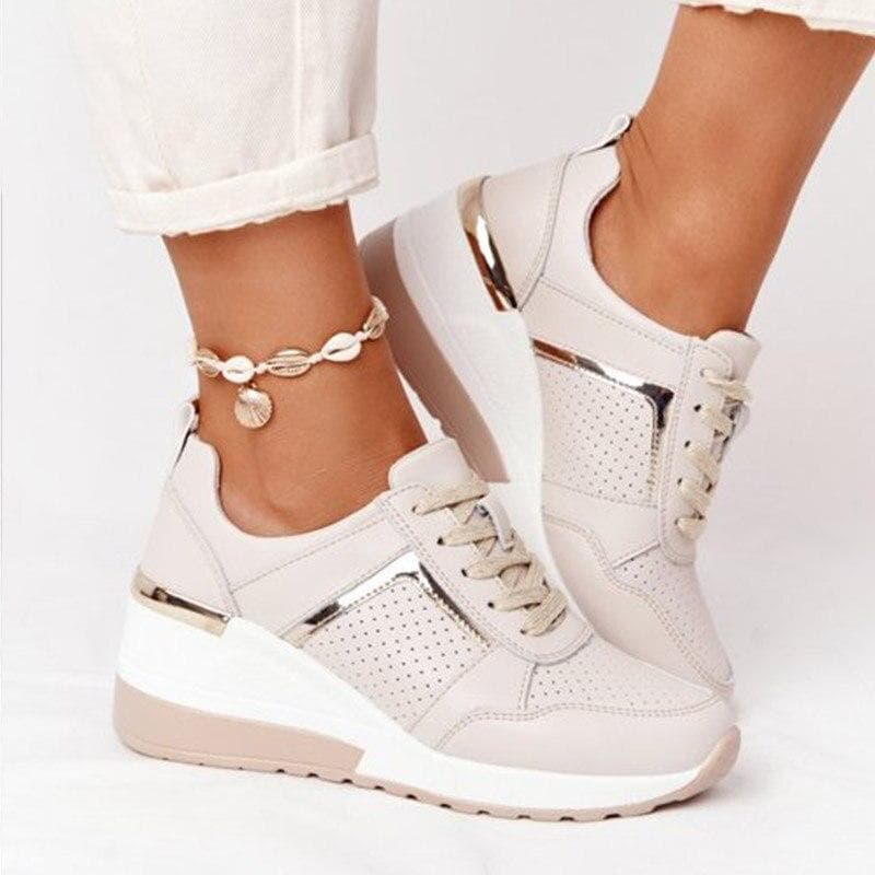 Damen Sneakers mit gedämpftem FuÃ?bett