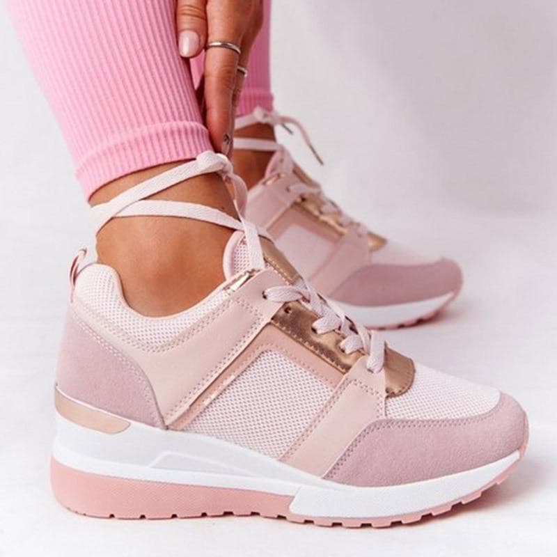 Damen Sneakers mit gedämpftem FuÃ?bett