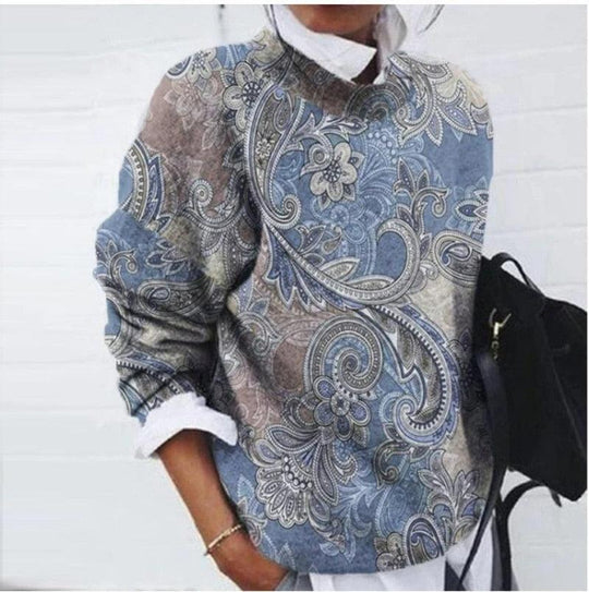 Heidi-Mode | Sweater Damen Floral Sweater