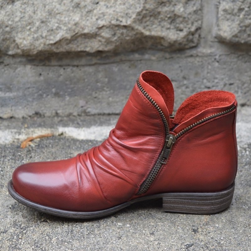 Heidi-Mode | Trendige Lethar-Stiefeletten