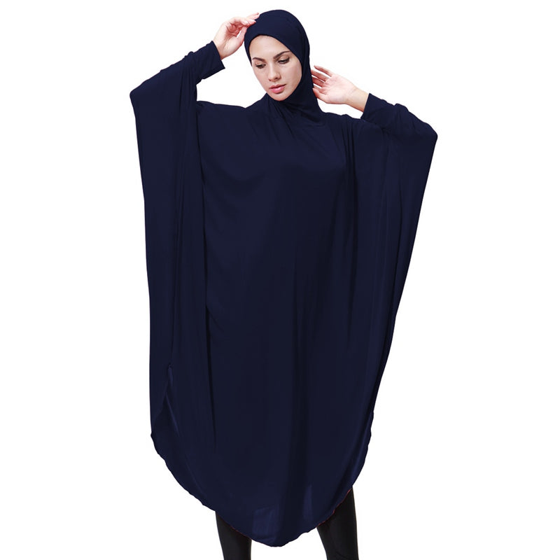 Heidi-Mode | Mikrofaser Lange Bön Jilbab mit Ärmeln für Arabische Frauen