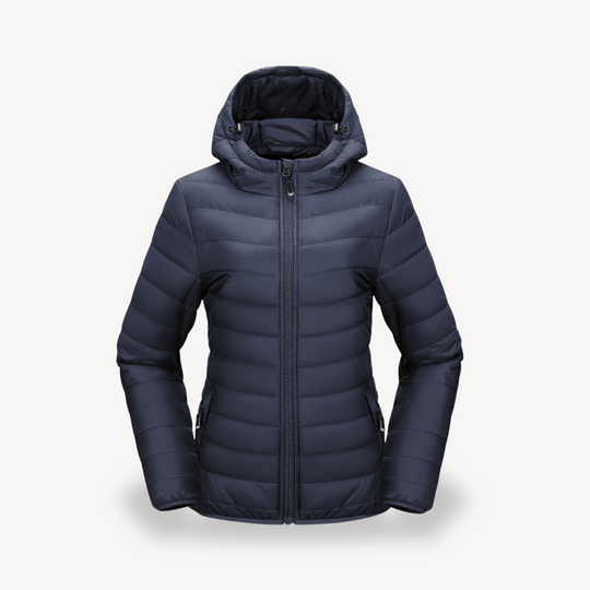 Heidi-Mode | Damen Packable Puffer Jacke mit Kapuze