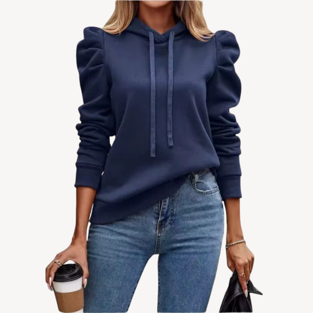 Heidi-Mode | Puffärmel Hoodie für Frauen