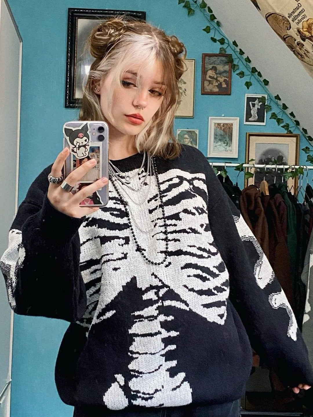 Heidi-Mode | Kelly Skeleton Strickpullover