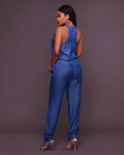 Stylischer Jeans Jumpsuit